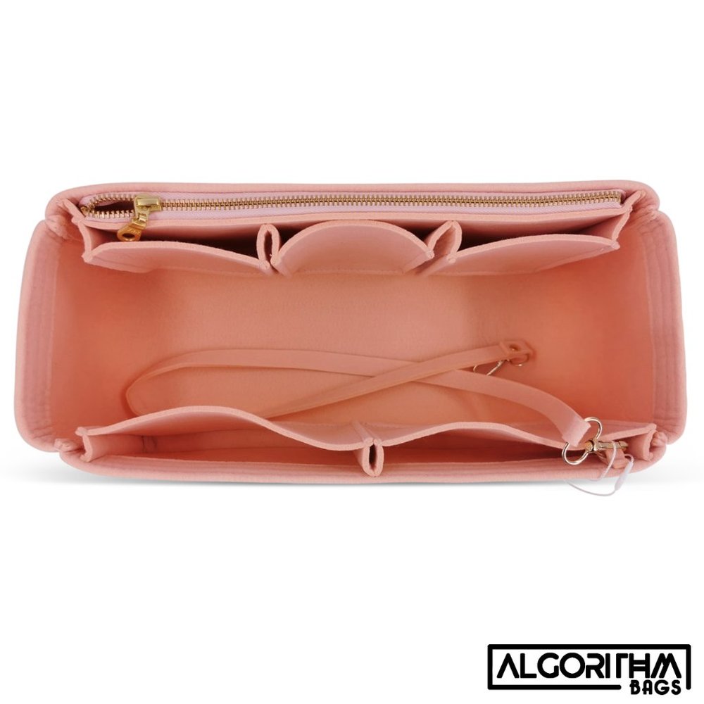 👑 AlgorithmBags LV Graceful MM PM Purse Organizer Insert Rose Ballerine Pink - Picture 4 of 13